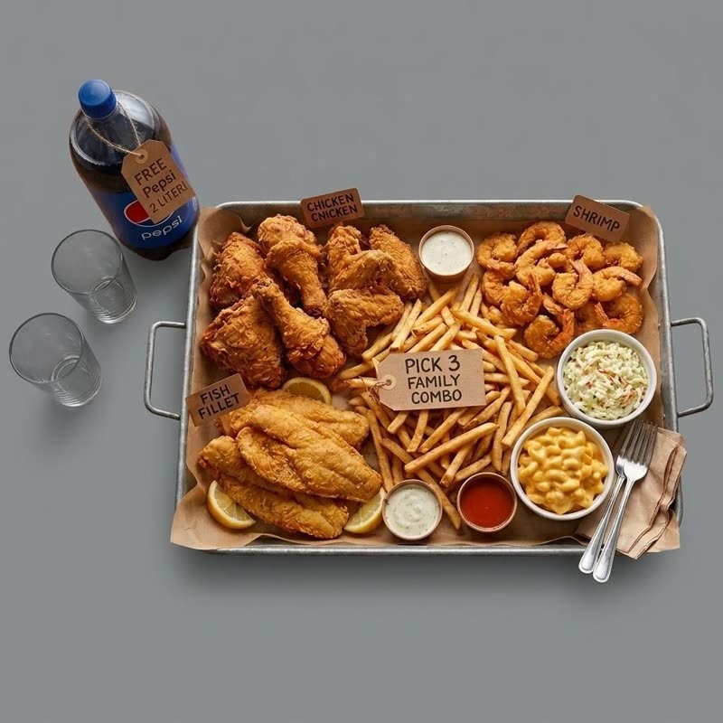 Pick 3 family combo